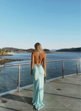 Korissa Gown - Aqua - Amy Taylor Collection