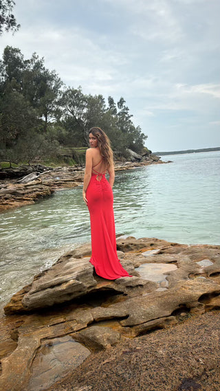 Lacey Gown - Red - Amy Taylor Collection