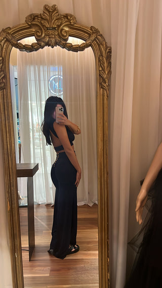 PALAZZO PANTS 2.0 (NAVY) - SAMPLE - Amy Taylor Collection