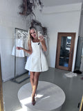 Darla Mini Dress - Ivory
