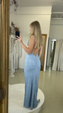 AURORA GOWN LACE EDITION (BABY BLUE) - SAMPLE - Amy Taylor Collection