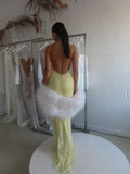 AURORA GOWN LACE EDITION (YELLOW) - SAMPLE - Amy Taylor Collection