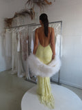 AURORA GOWN LACE EDITION (YELLOW) - SAMPLE - Amy Taylor Collection