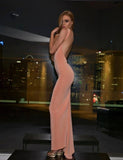 Apriella Gown in Coral - HIRE - Amy Taylor Collection
