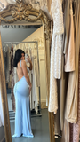 Arias Gown - Baby Blue - Amy Taylor Collection