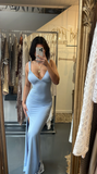 Arias Gown - Baby Blue - Amy Taylor Collection
