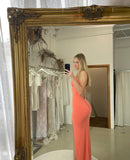 Arias Gown - Coral (SALE) - Amy Taylor Collection
