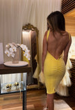 Arias Midi Dress - Yellow (SAMPLE) - Amy Taylor Collection