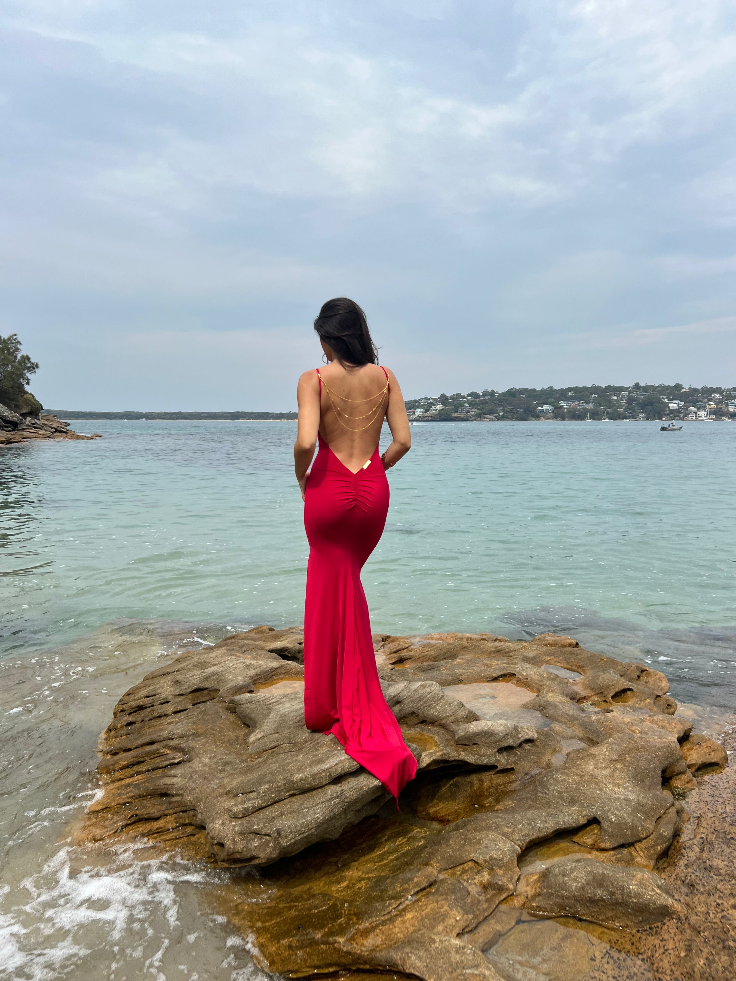 Aurora Gown - Red Elegant Dress for Special Occasions and Parties Aurora Gown - Red Elegant Dress for Special Occasions and Parties
