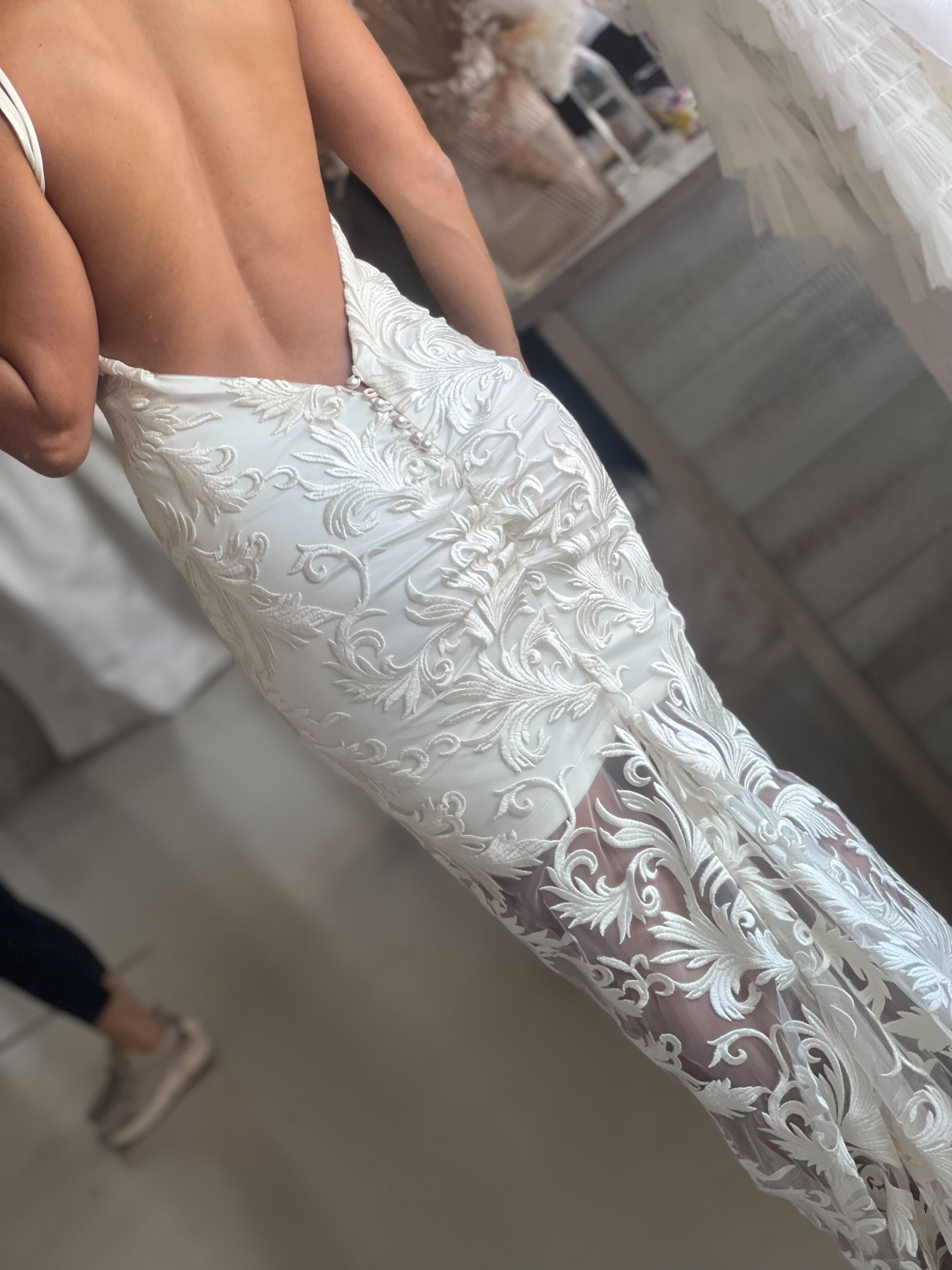 backless engagement dress Backless engagement dress