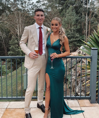 Arias Gown - Emerald Green - Amy Taylor Collection
