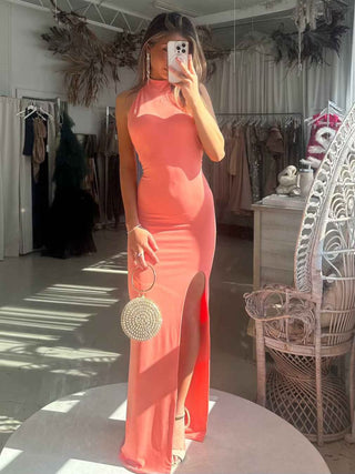 Sapphire Gown - Coral - Amy Taylor Collection