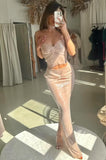 Champagne Shimmer Top - HIRE - Amy Taylor Collection