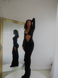 Edano Long Sleeve Gown - Black - Amy Taylor Collection