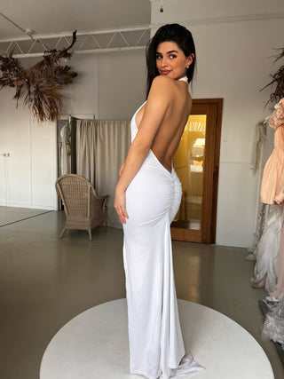 SAPPHIRE GOWN - SAMPLE - Amy Taylor Collection