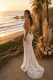  Beautiful model wearing Floreale Bridal Dress, by Amy Taylor Collection. Contact us today to order your perfect outfit. 2 