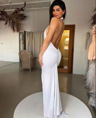 Sapphire Gown - White - Amy Taylor Collection