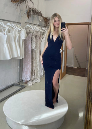 Valencia Gown - Navy - Amy Taylor Collection
