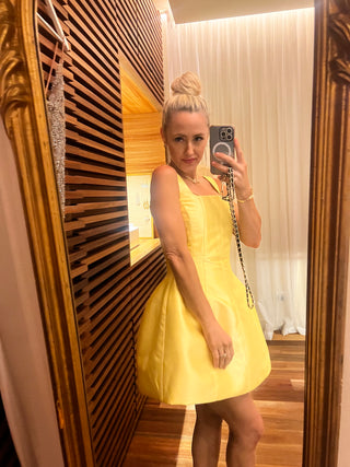 Darla Mini Dress - Yellow - Amy Taylor Collection