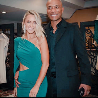 Diosa Gown (Emerald)  - HIRE - Amy Taylor Collection