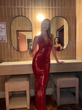Ruby Rose Gown - Red (PRE-ORDER) - Amy Taylor Collection