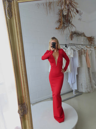 Coco Gown (Red) - HIRE - Amy Taylor Collection