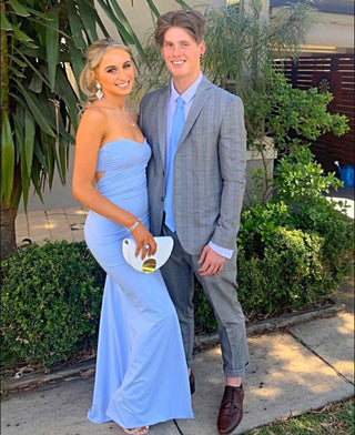 Talieka Gown - Baby Blue - Amy Taylor Collection