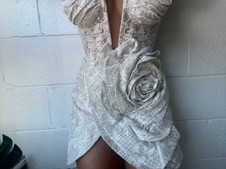 Blooming Mini Dress - HIRE - Amy Taylor Collection