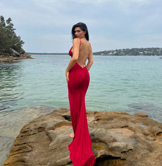 Aurora Gown (Red) - HIRE - Amy Taylor Collection