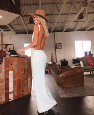 Topaz Gown in Pale Blue - HIRE - Amy Taylor Collection