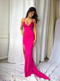 Lacey Gown (Hot Pink) - HIRE