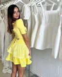 Lace Ruffle Skirt - Yellow (SALE)