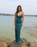 Lacey Gown - Emerald - Amy Taylor Collection