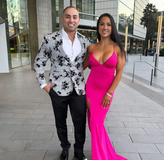 Lacey Gown (Hot Pink) - HIRE - Amy Taylor Collection