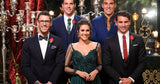 Hand Beaded Emerald Long Sleeve Mini Dress - HIRE - Amy Taylor Collection