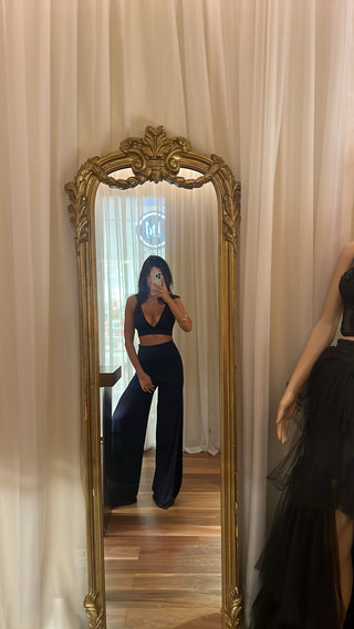 PALAZZO PANTS 2.0 (NAVY) - SAMPLE - Amy Taylor Collection