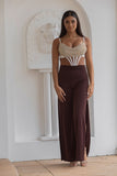Palazzo Pants (Chocolate) - HIRE - Amy Taylor Collection