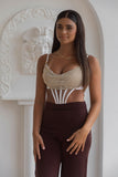 Palazzo Pants (Chocolate) - HIRE - Amy Taylor Collection