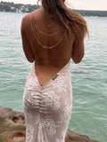 Poppy Layered Back Chain - Silver - Amy Taylor Collection