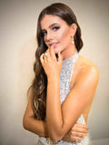 Sapphire Sequins Gown - Amy Taylor Collection