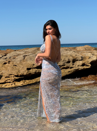 Silver Starlet Gown (Limited Edition) - Amy Taylor Collection