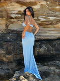 Beaded Zoe Gown - Sky Blue (Limited Edition)