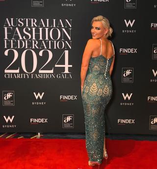 Ursula Gown (Emerald) - HIRE - Amy Taylor Collection