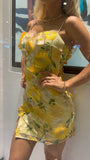Sunflower Mini Dress - HIRE - Amy Taylor Collection