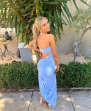 Talieka Gown - Baby Blue - Amy Taylor Collection