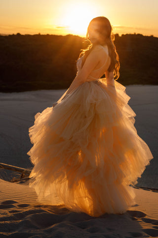 The Buttermilk Tulle Skirt - Hire - Amy Taylor Collection