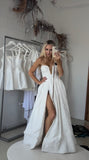  Beautiful model wearing Toriana Gown HIRE, by Amy Taylor Collection. Contact us today to order your perfect outfit. 2 