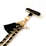 AMY TAYLOR x FONE KING Leather & Chain Hand Strap