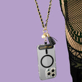 AMY TAYLOR x FONE KING Leather & Chain Hand Strap