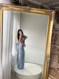 Siren Gown - Baby Blue Sequins